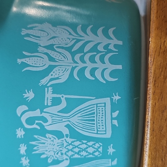 Vintage Pyrex Butterprint Amish Blue 473 1 quart bowl - Picture 7 of 10